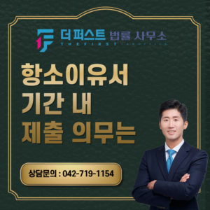 대전 항소이유서 제출기간 내 제출 의무는