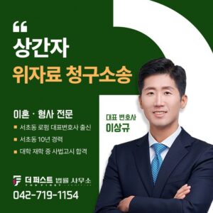 대전 상간자 위자료 청구 소송, 서초동 출신 변호사가 제안하는 확실한 응징법